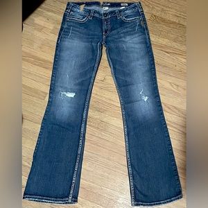 Woman’s Silver jeans